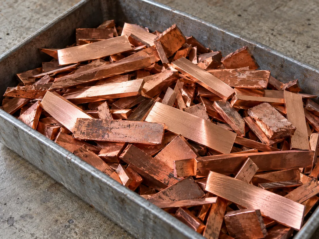 Copper Scrap, illustrative material photograph