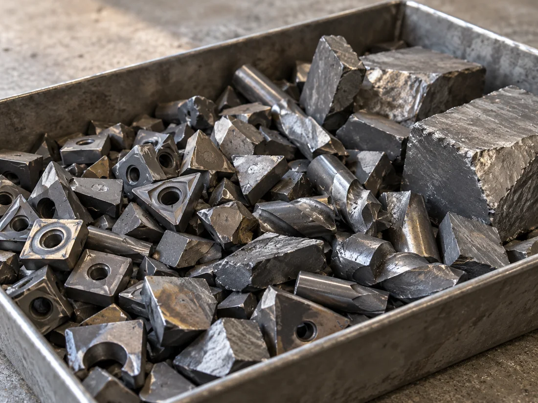 Tungsten Scrap, illustrative material photograph